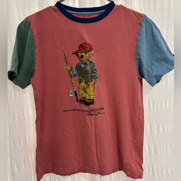 Polo Ralph Lauren Other - Polo by Ralph Lauren Kids Multicolor Bear Graphic Tee